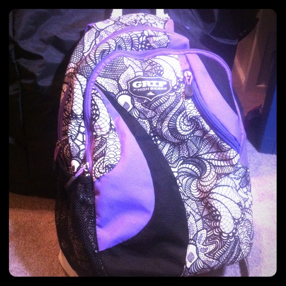 High Sierra "GRIP" Purple Backpack