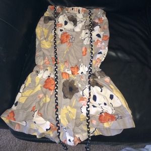 Hollister floral halter romper