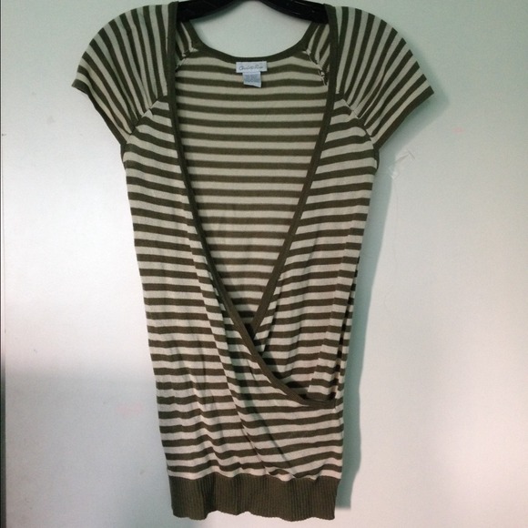 Olive Green Stripe Shirt
