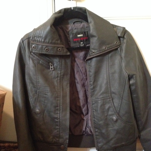 Miss Sixty bomber jacket, vegan leather