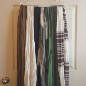 Seven peice scarf bundle! Great condition!
