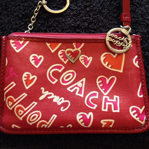 COACH  Poppy Mini Skinny Wallet Coin Purse
