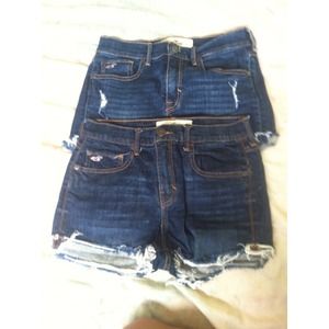 Hollister high waisted shorts