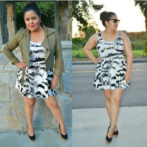 *SOLD! Print dress