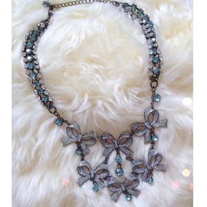 Betsey Johnson Jewelry - Betsey Johnson Snow Bunny Bow Necklace ❄️ Betsey Johnson Jewelry - Betsey Johnson Snow Bunny Bow Necklace ❄️