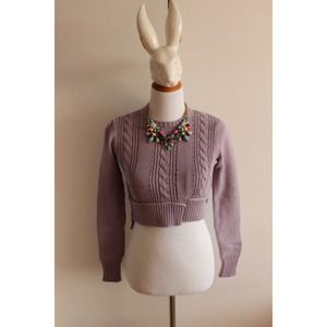 Light Purple Vans Short Sweater