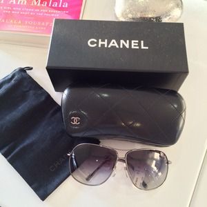 New with tags Chanel Aviator Sunglasses