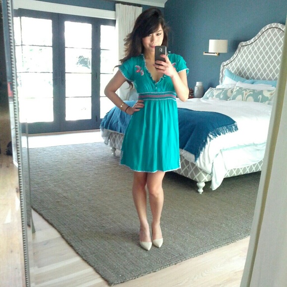{SOLD} Turquoise dress (reduced!) - Picture 4 of 4