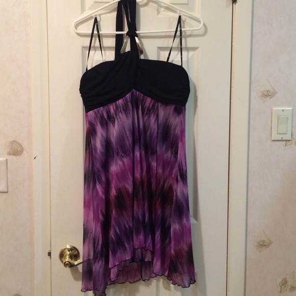 Purple tiedye dress