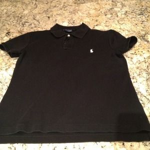 DONATED RALPH LAUREN SPORT size M black polo