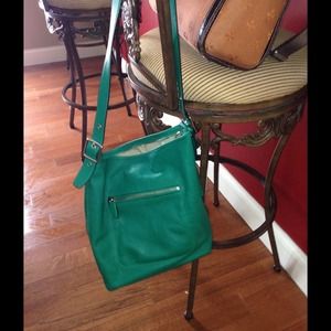 Kelly green Coach bag