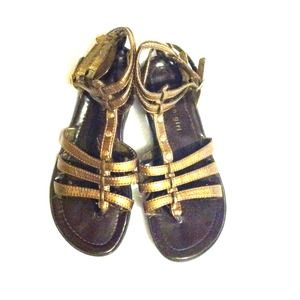 Bronze Madden Girl Gladiator Sandals