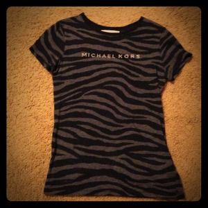 Michael Kors Zebra/Tiger Stripe Shirt