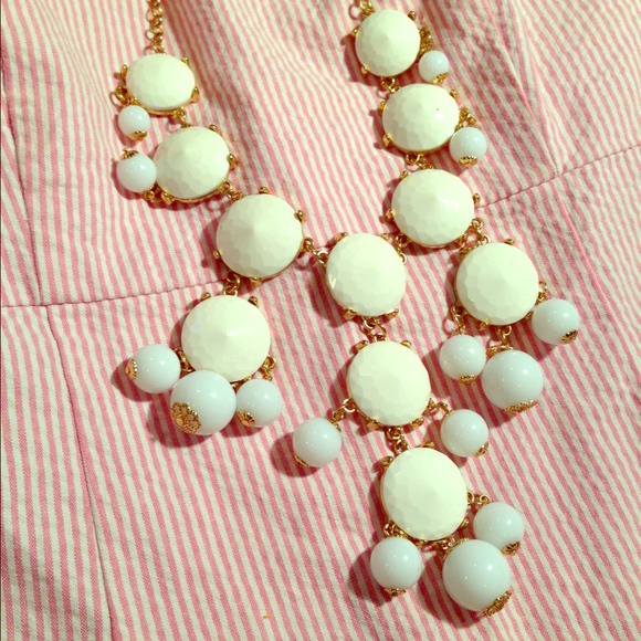 Adorable white & light pink A-Line Dress from GAP