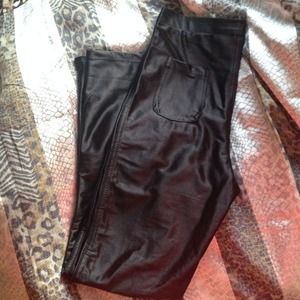 Black disco-like pants