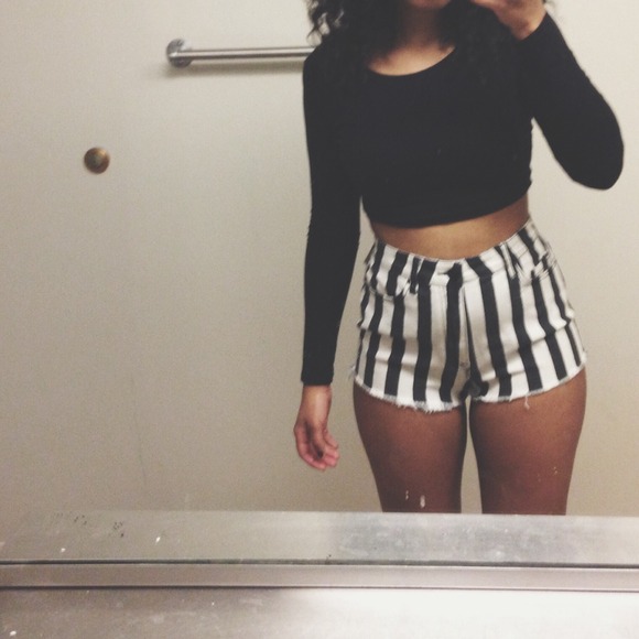 stripped shorts