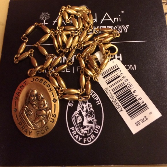 ❌SOLD❌ NWT Alex and Ani Saint Joseph necklace