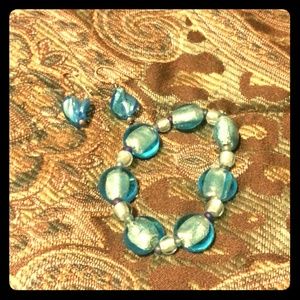 Bracelet and earring set
