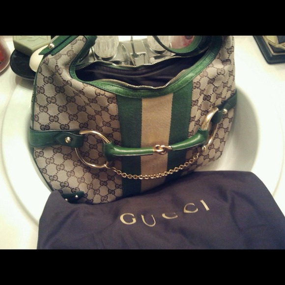 ❌SOLD❌Gucci Horsebit Monogran Leather Bag❌SOLD❌