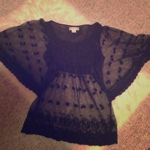 Lace Butterfly Blouse