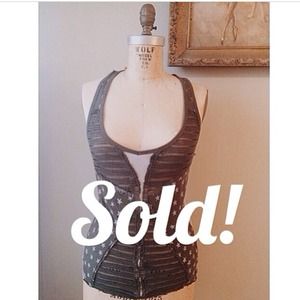 FREE PEOPLE boho-chic, army tank