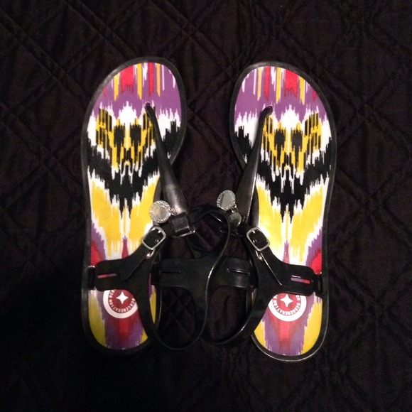 BCBG jelly sandals