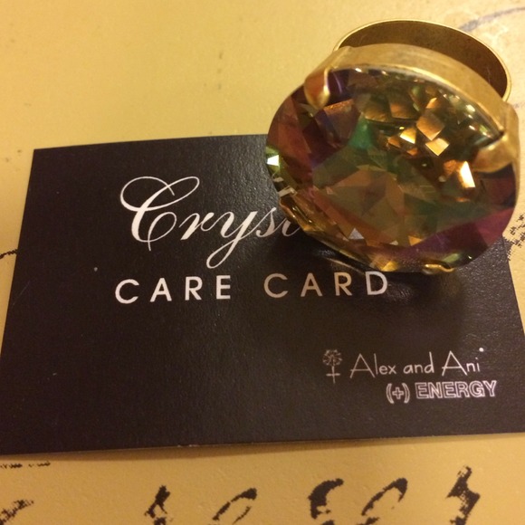 ❌SOLD❌ NEW Alex and Ani Crystal Rendezvous ring