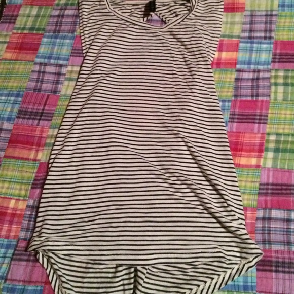 Striped tank and vs swim suit top bundle