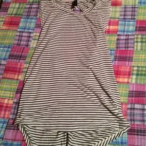 Striped tank and vs swim suit top bundle