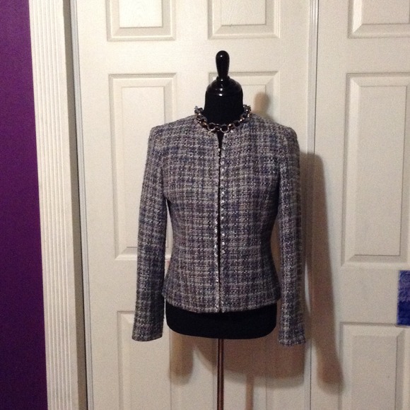 Lined multicolor blazer