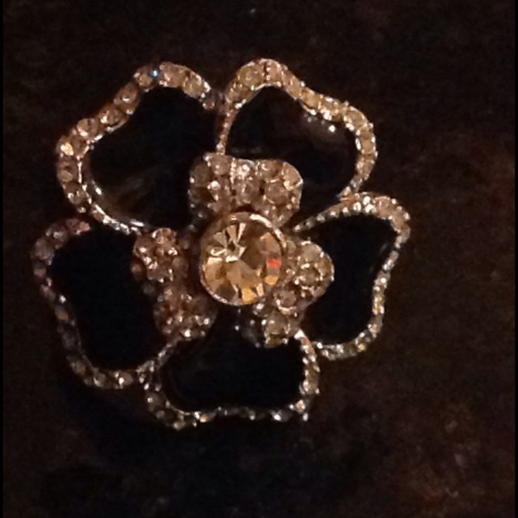 Black Dahlia cocktail ring