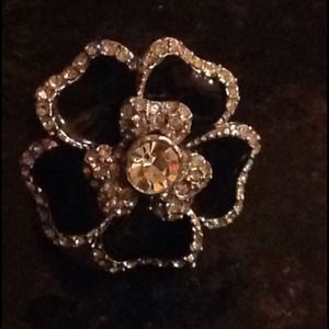 Black Dahlia cocktail ring