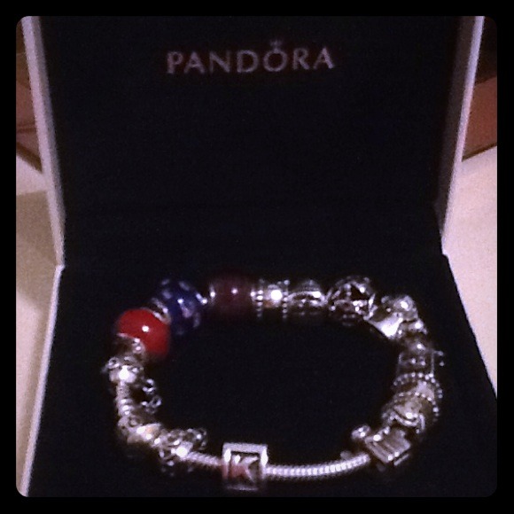 "K" PANDORA CHARM >TRADED< - Picture 1 of 2
