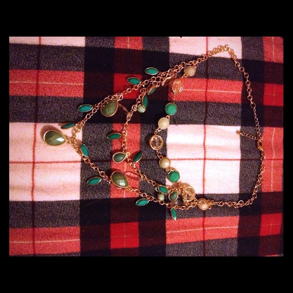 🎀SALE🎀 Pretty green statement necklace NWOT
