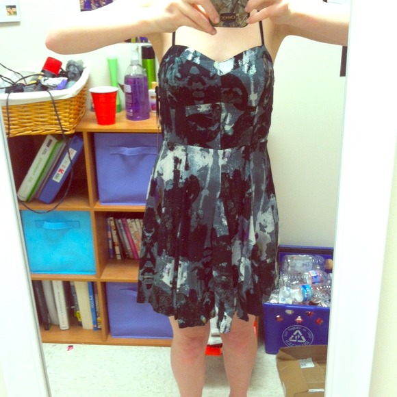 Black & white pattern Jack by BB Dakota dress NWT