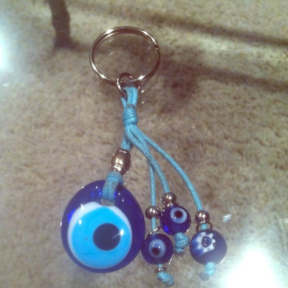 Evil eye keychain