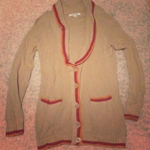 Long knitted sweater