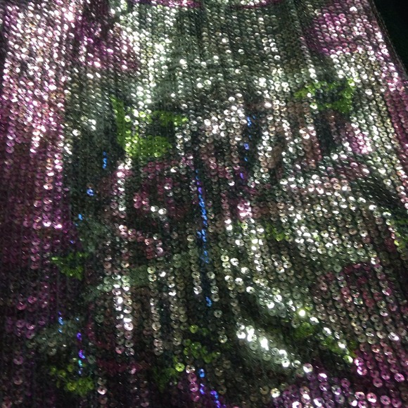 Purple sequin razorback shirt - Picture 2 of 4