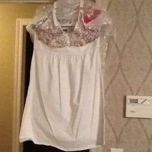 Halter Sequin Dress white and gold