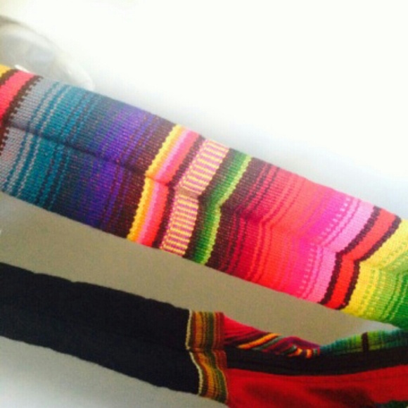 Hand sewn colorful side bad - Picture 3 of 3