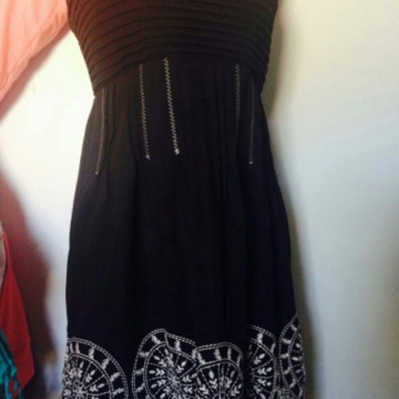 Aztec printed dress