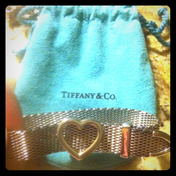 Tiffany & Co. Jewelry - Tiffany's mesh heart buckle bracelet