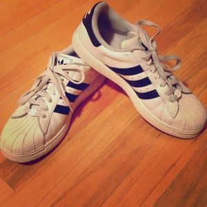 Classic white adidas