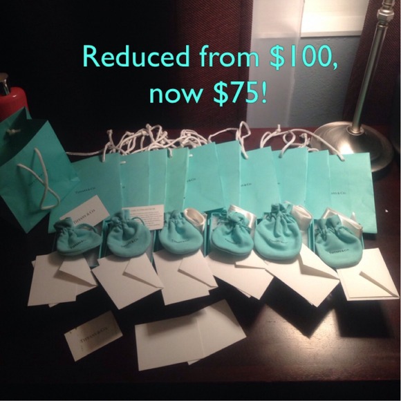 Authentic Tiffany & Co. gift bags, boxes, pouches