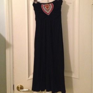 Emmelee black strapless dress - Medium
