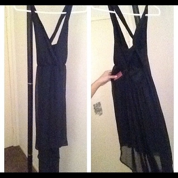 Black summer dress.