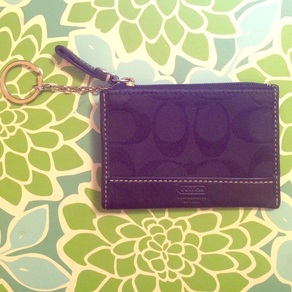 Coach keychain coin purse
