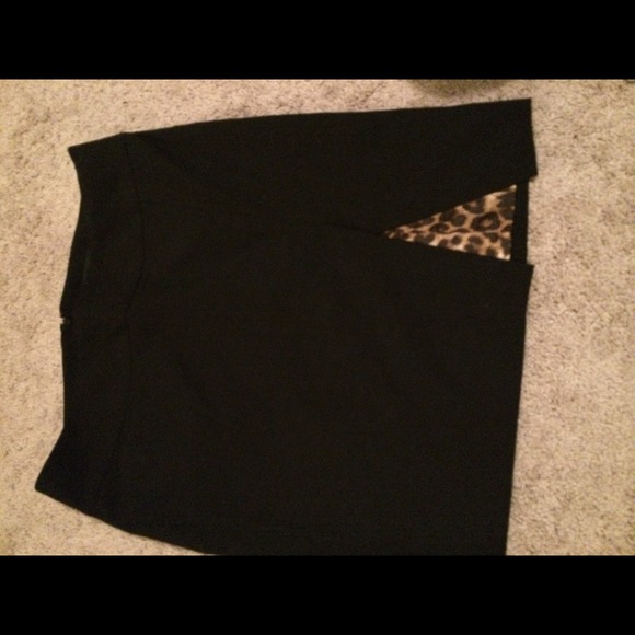 Express black skirt