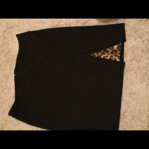 Express black skirt