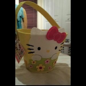 Hello kitty easter basket